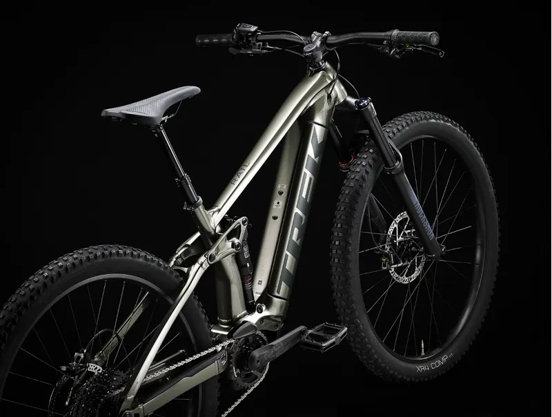 Trek Rail 5 Deore 625Wh Full Suspension Electric Mountain Bike 2025 in Mercury-11